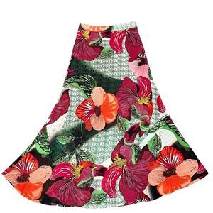 Mark. Tropical Floral Maxi Skirt Small